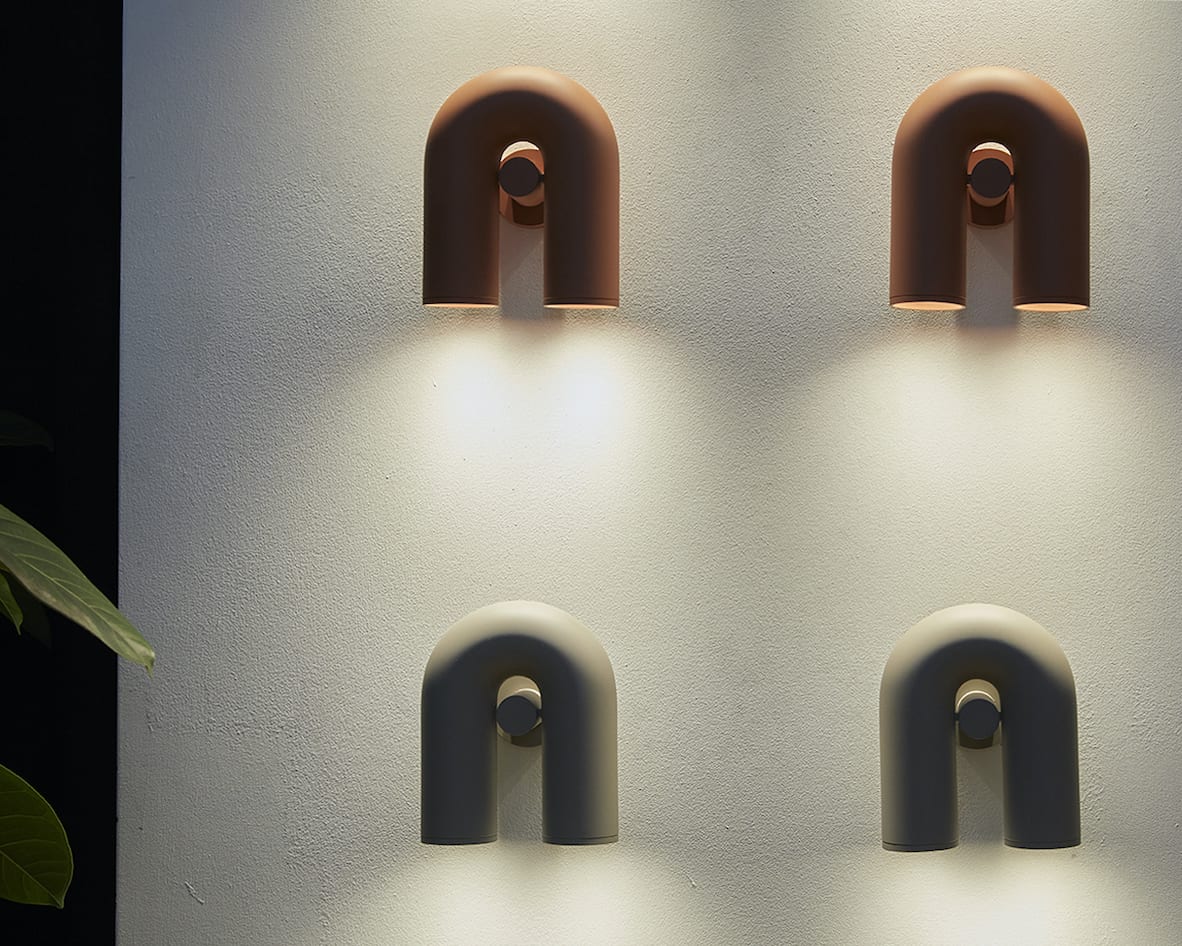 Contemporary U-Shape Wall Light