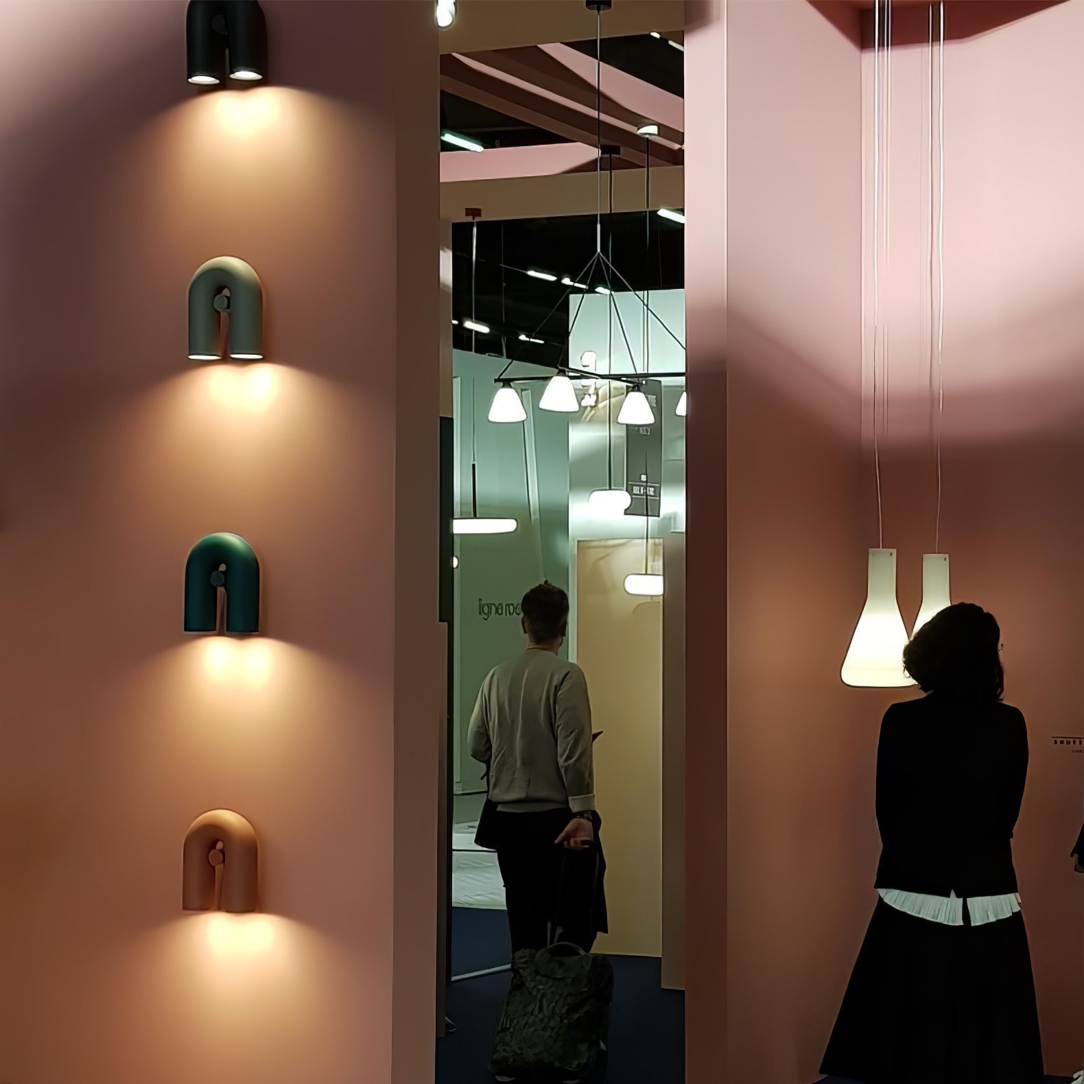 Contemporary U-Shape Wall Light