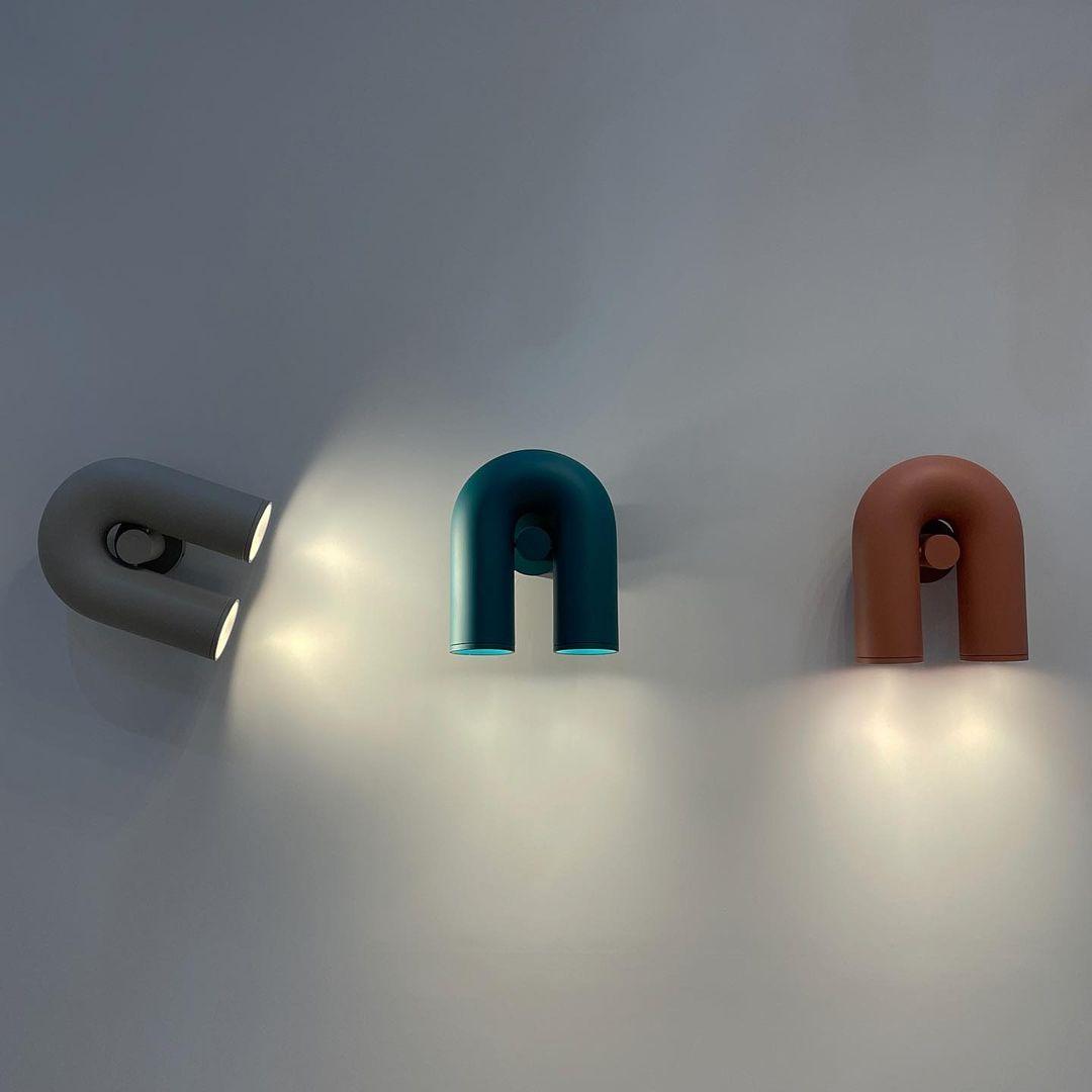 Contemporary U-Shape Wall Light