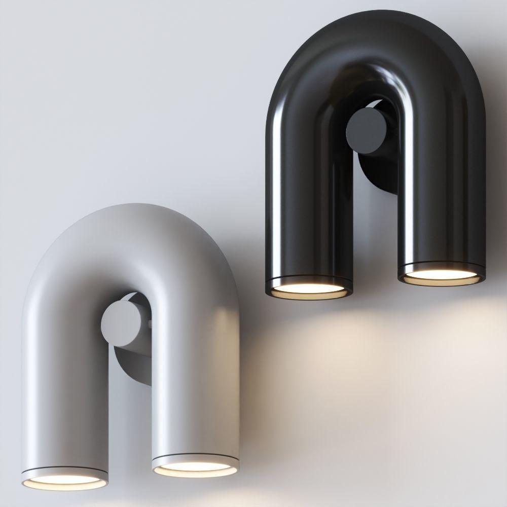 Contemporary U-Shape Wall Light