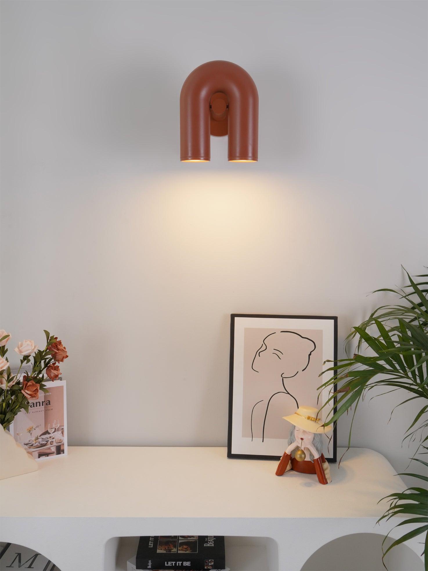 Contemporary U-Shape Wall Light