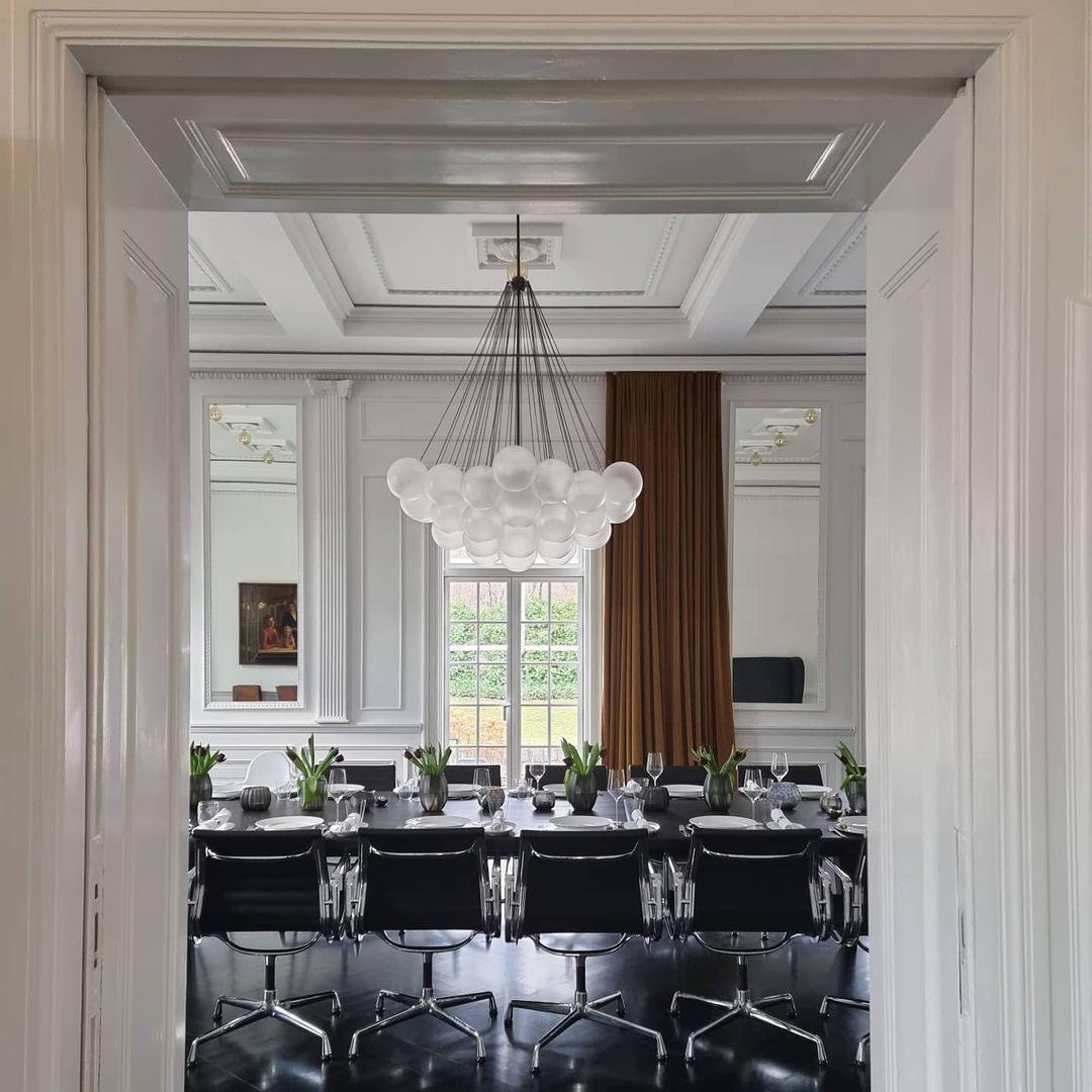 Modern Bubble Chandelier – Statement Pendant Ceiling Light