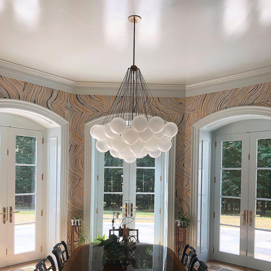 Modern Bubble Chandelier – Statement Pendant Ceiling Light