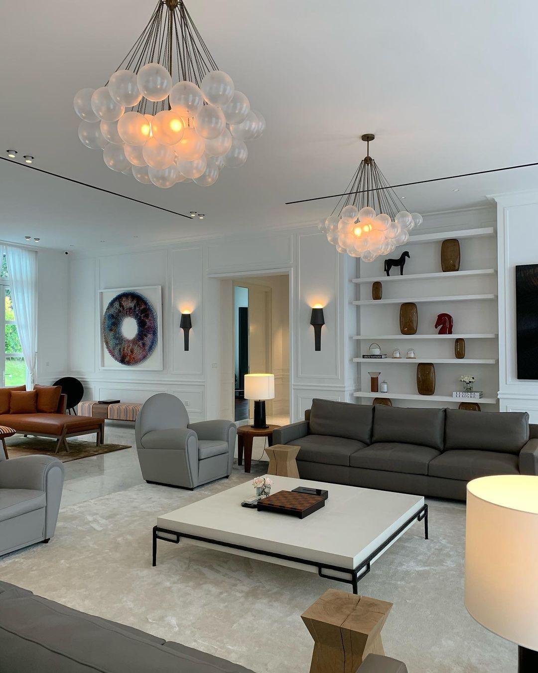 Modern Bubble Chandelier – Statement Pendant Ceiling Light