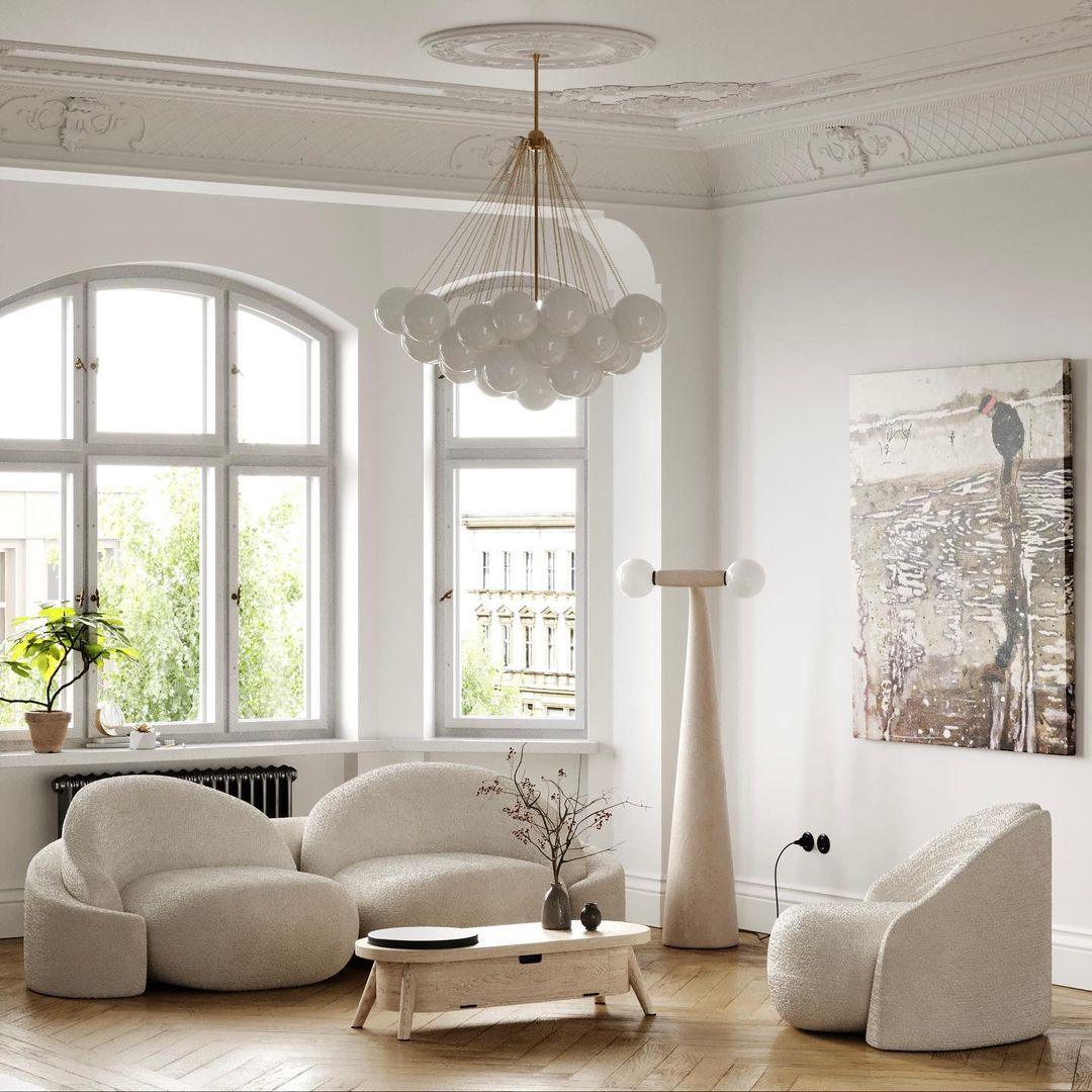 Modern Bubble Chandelier – Statement Pendant Ceiling Light