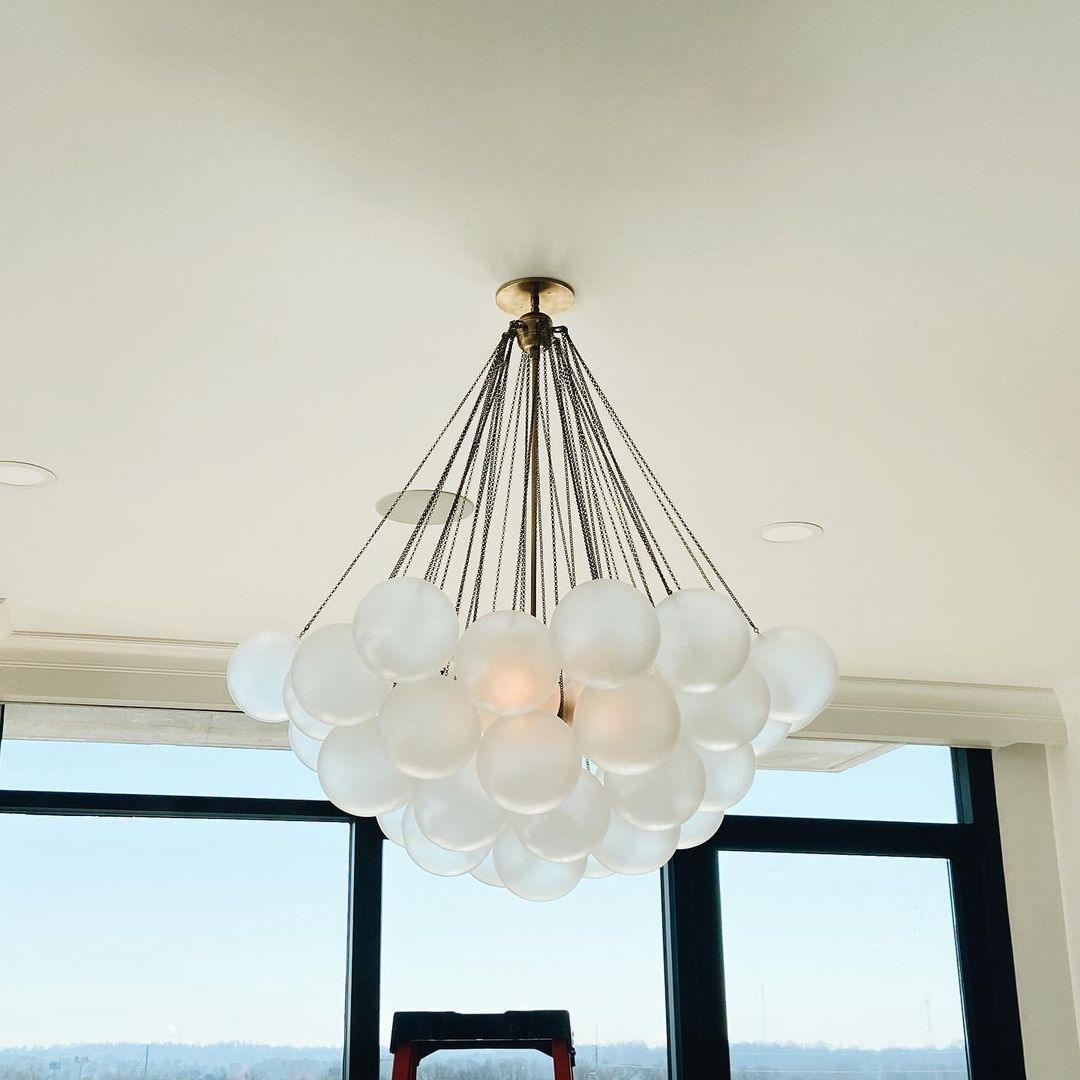 Modern Bubble Chandelier – Statement Pendant Ceiling Light