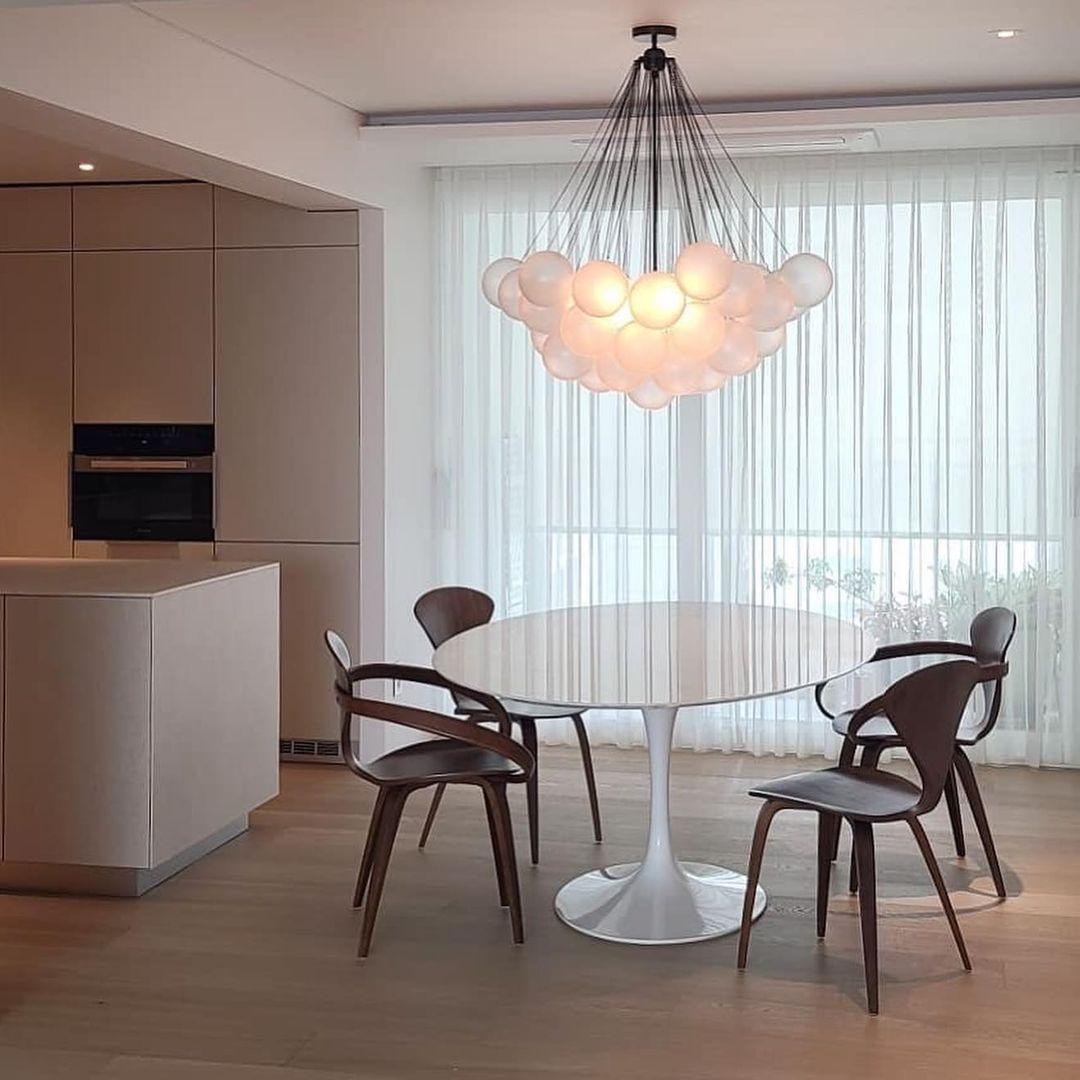 Modern Bubble Chandelier – Statement Pendant Ceiling Light