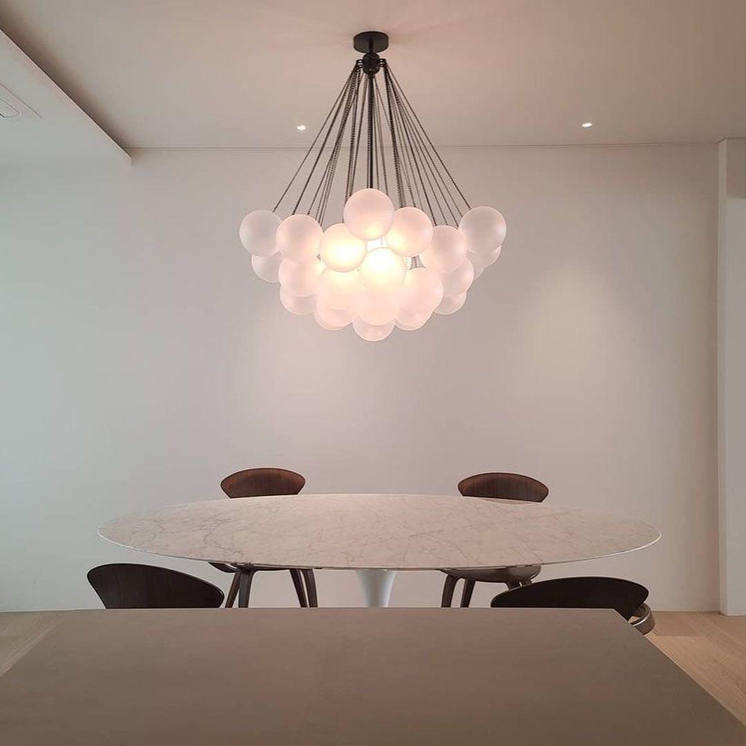 Modern Bubble Chandelier – Statement Pendant Ceiling Light