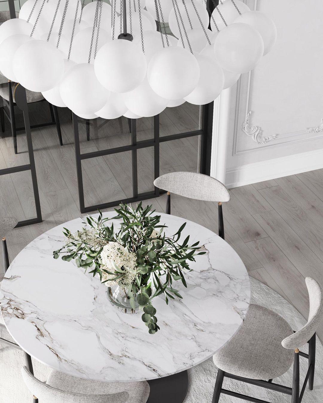 Modern Bubble Chandelier – Statement Pendant Ceiling Light