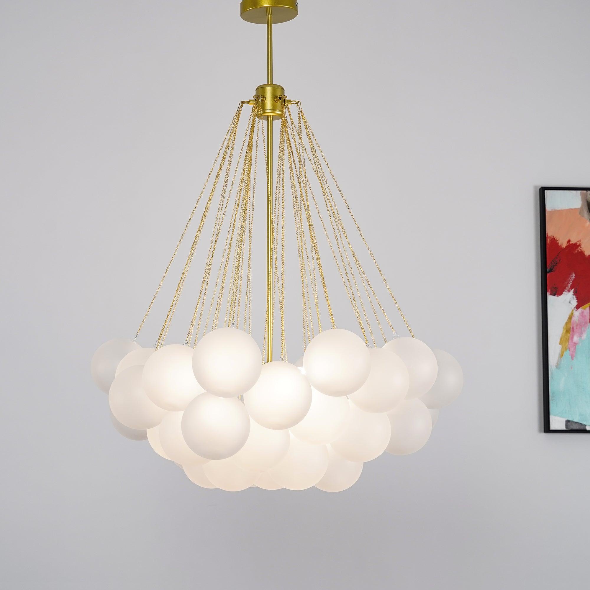 Modern Bubble Chandelier – Statement Pendant Ceiling Light