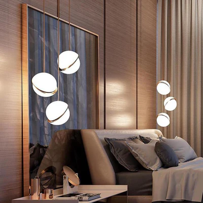 Arc Moon Pendant Light | Modern Lunar Design