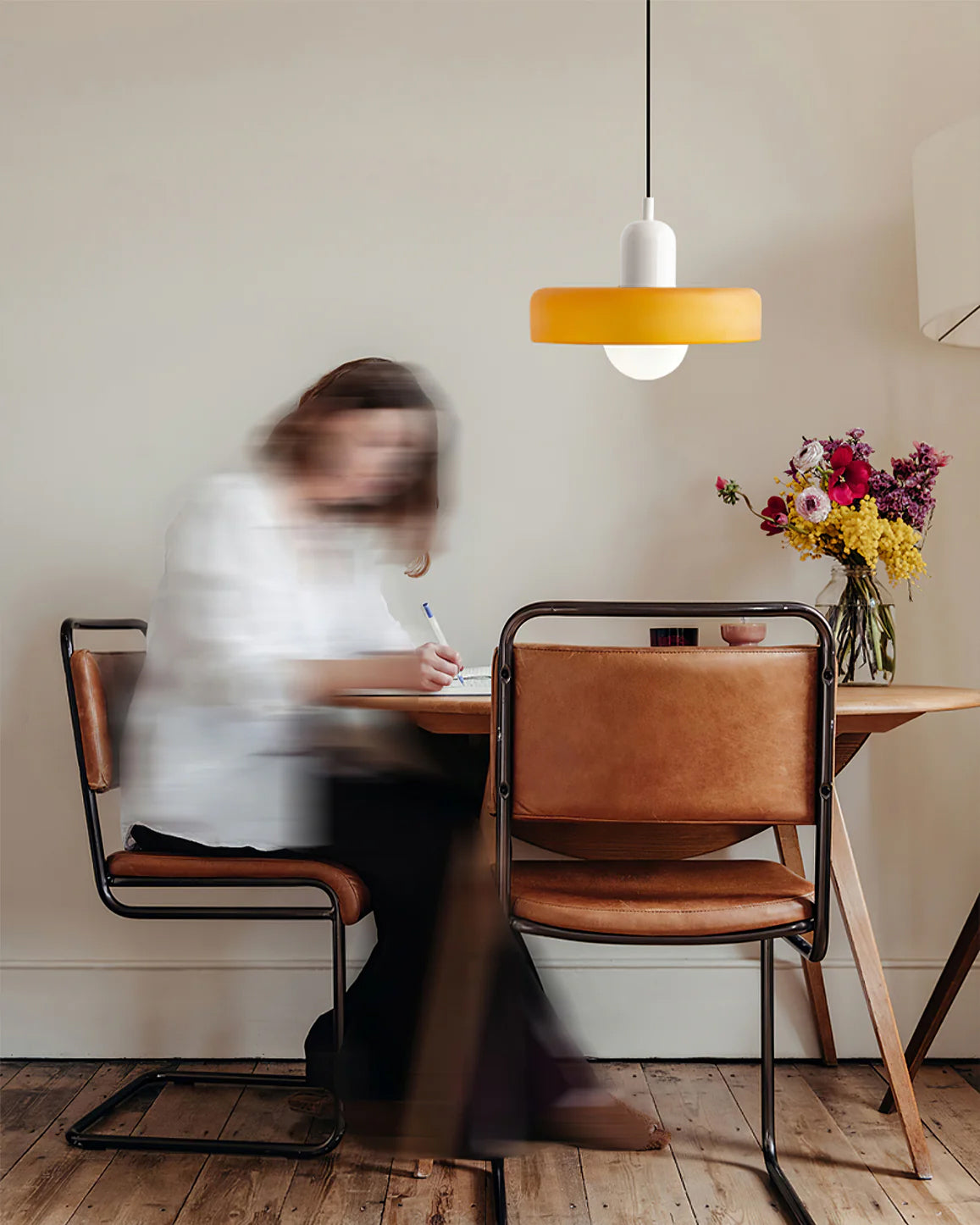 Colourful Disc Orb Plug-in Pendant Light – Lighting Fixture in 6 Colours