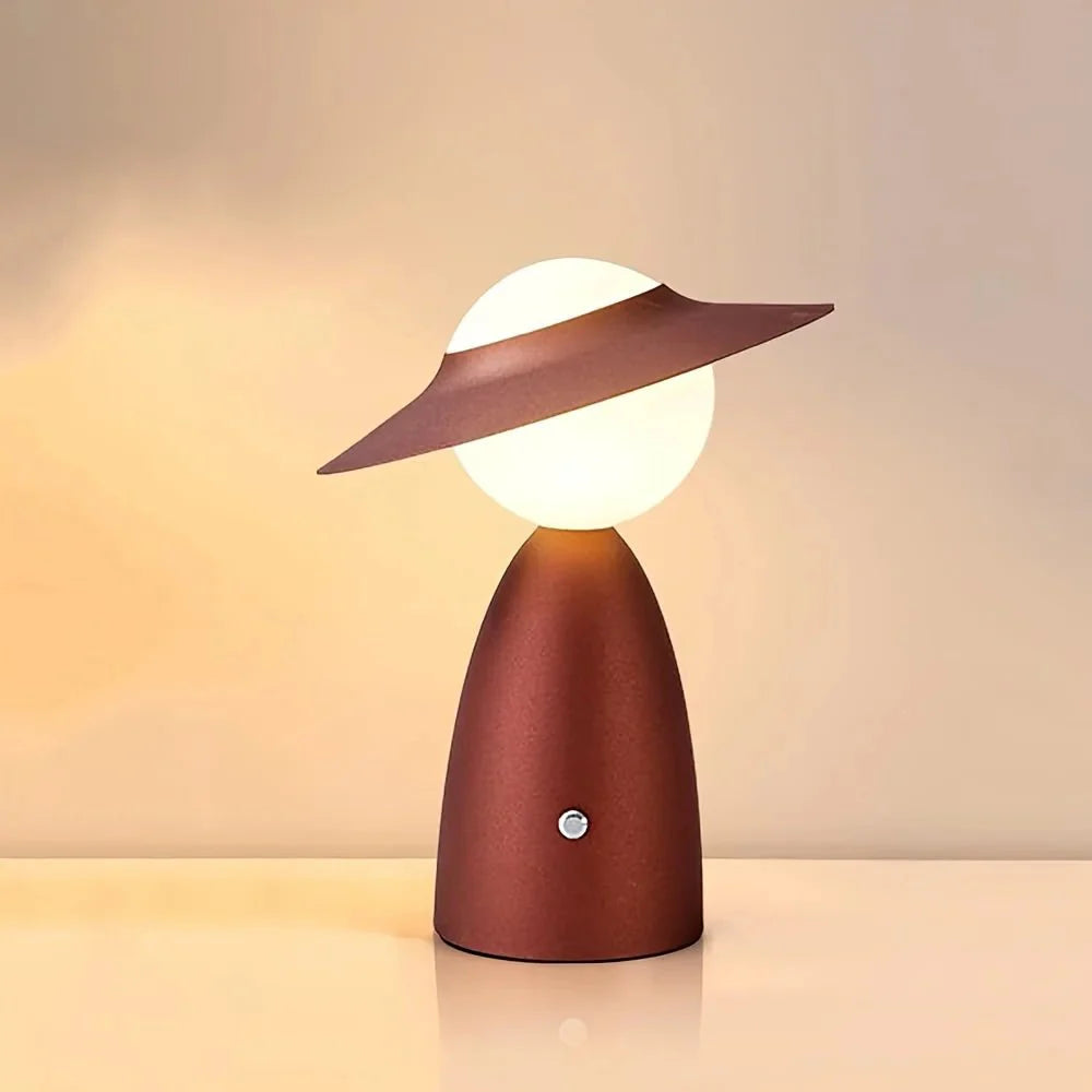 Wireless Charging Desk Lamp | Saturn-Shape Table Lamp