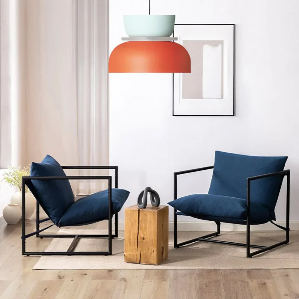 Bowl Shape Pendant Light | Block Colour