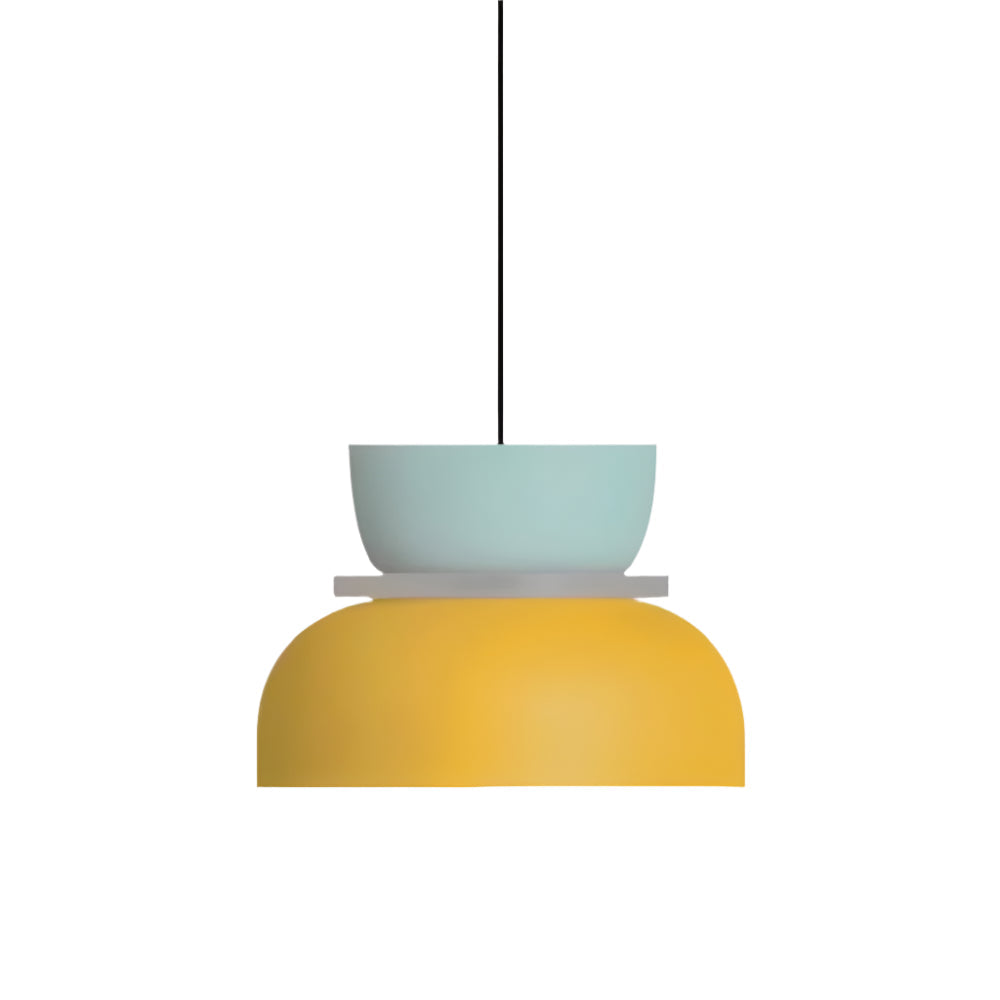 Bowl Shape Pendant Light | Block Colour