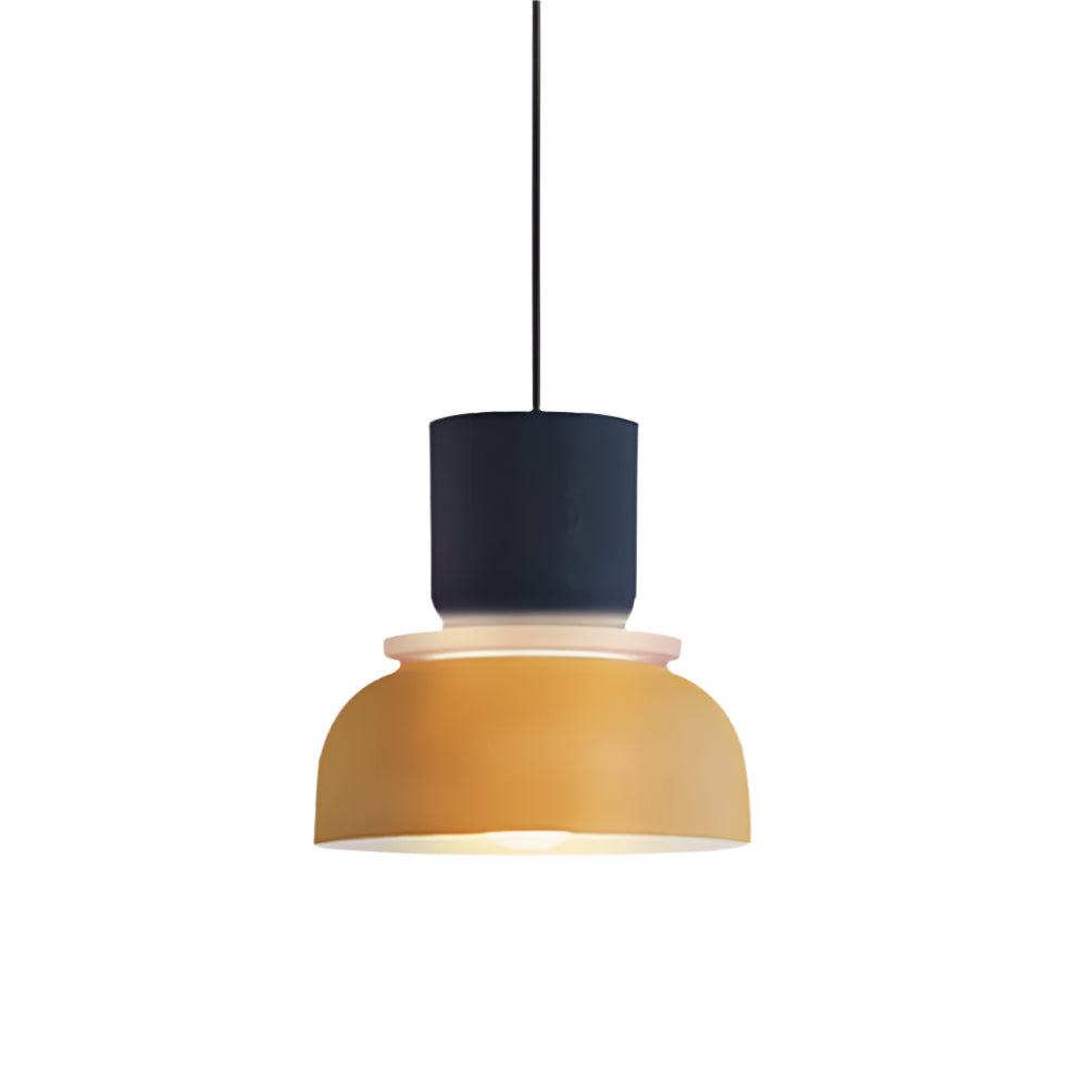Bowl Shape Pendant Light | Block Colour