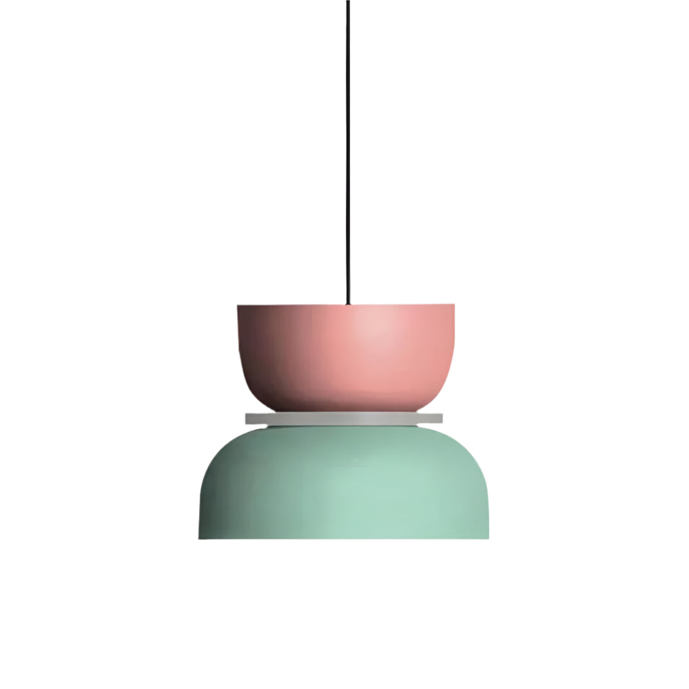 Bowl Shape Pendant Light | Block Colour