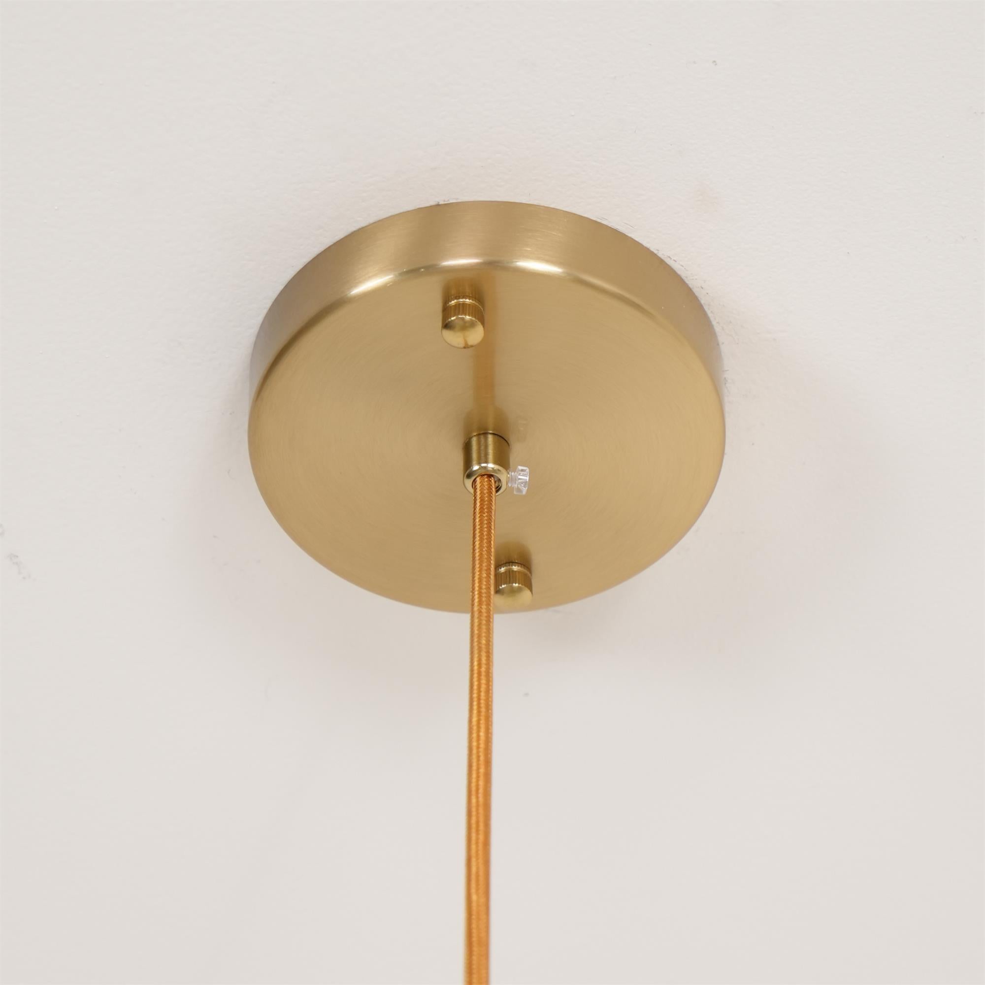 Modern Elliptical Persimmon Chandelier – Ceiling Light Fixture