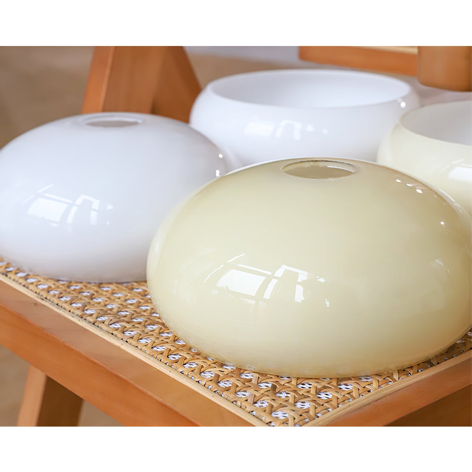 Modern Elliptical Persimmon Chandelier – Ceiling Light Fixture