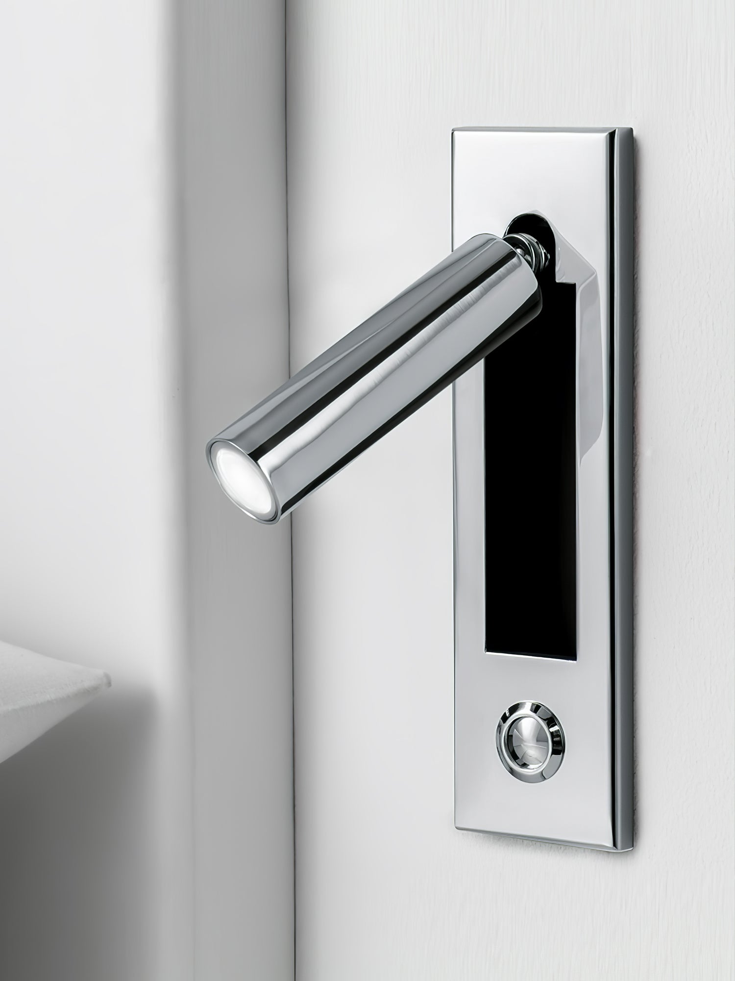 Modern Built-In Bedside Wall Sconce with LED Light