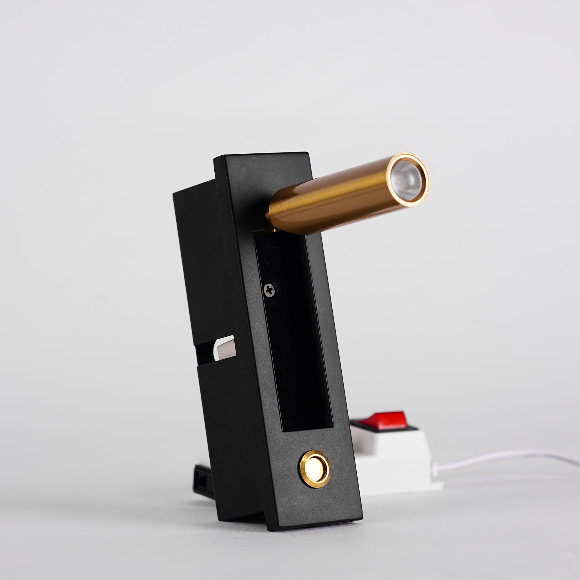 Modern Built-In Bedside Wall Sconce with LED Light