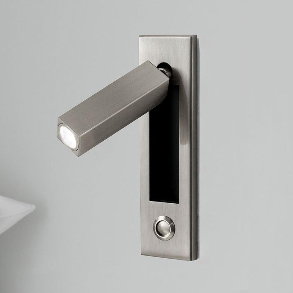 Modern Built-In Bedside Wall Sconce with LED Light