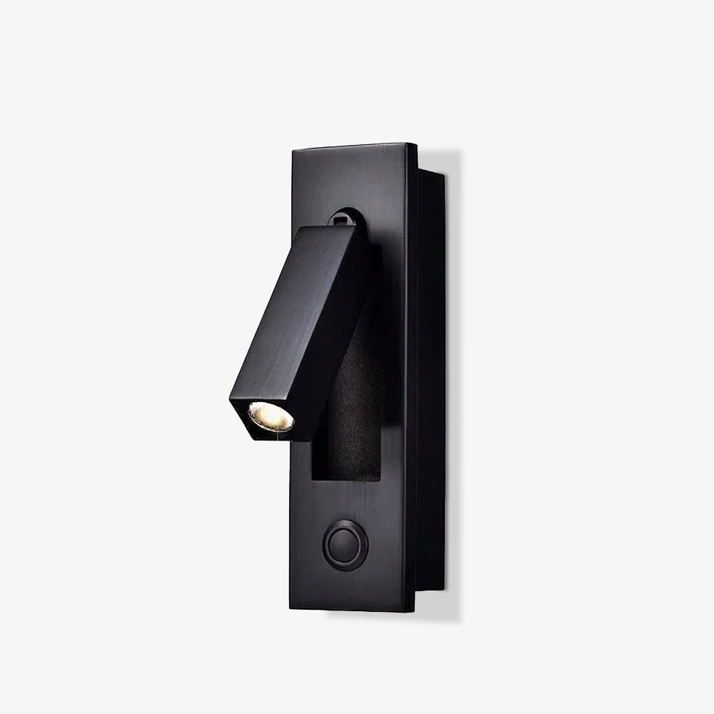 Modern Built-In Bedside Wall Sconce with LED Light