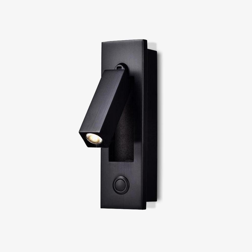 Modern Built-In Bedside Wall Sconce with LED Light