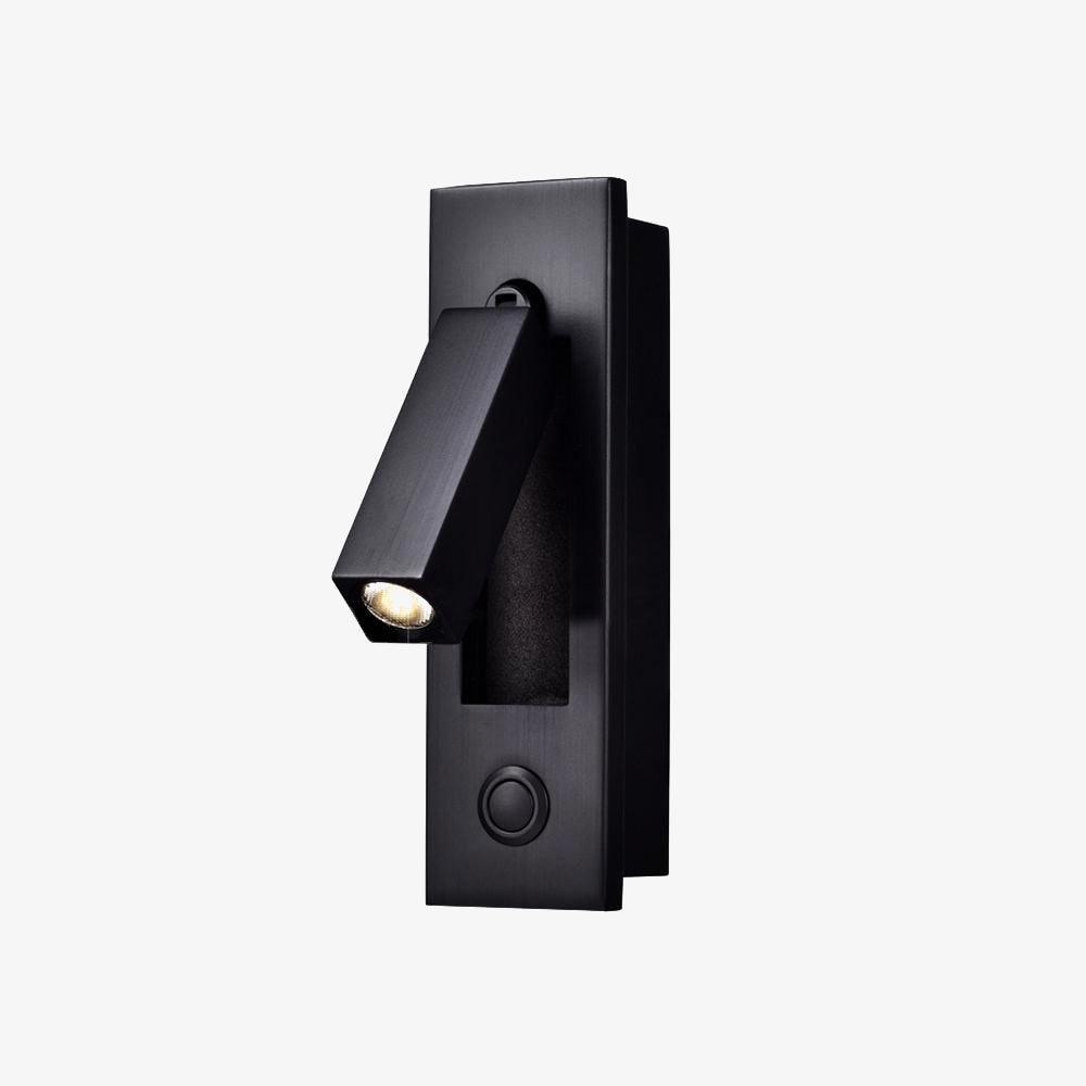 Modern Built-In Bedside Wall Sconce with LED Light
