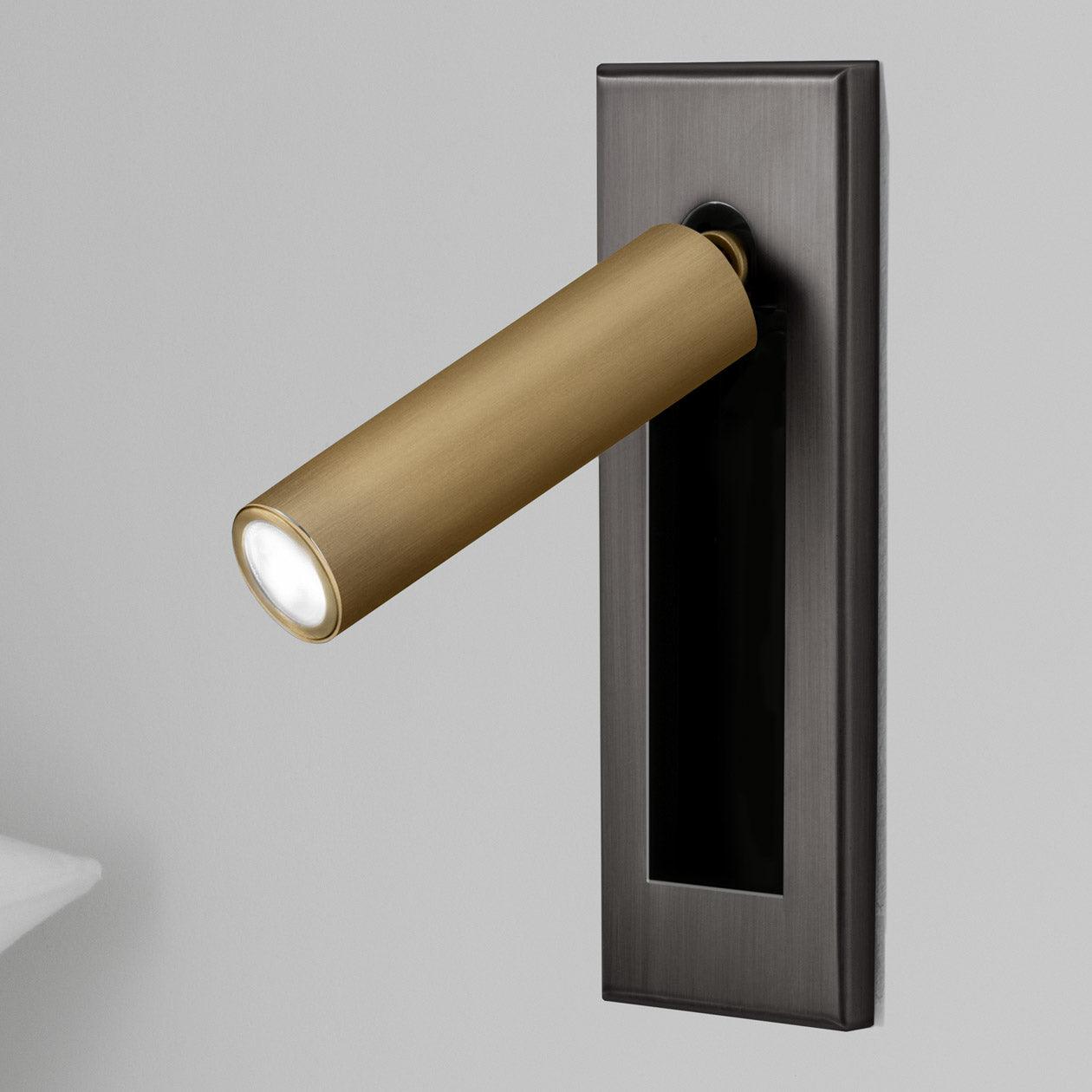 Modern Built-In Bedside Wall Sconce with LED Light
