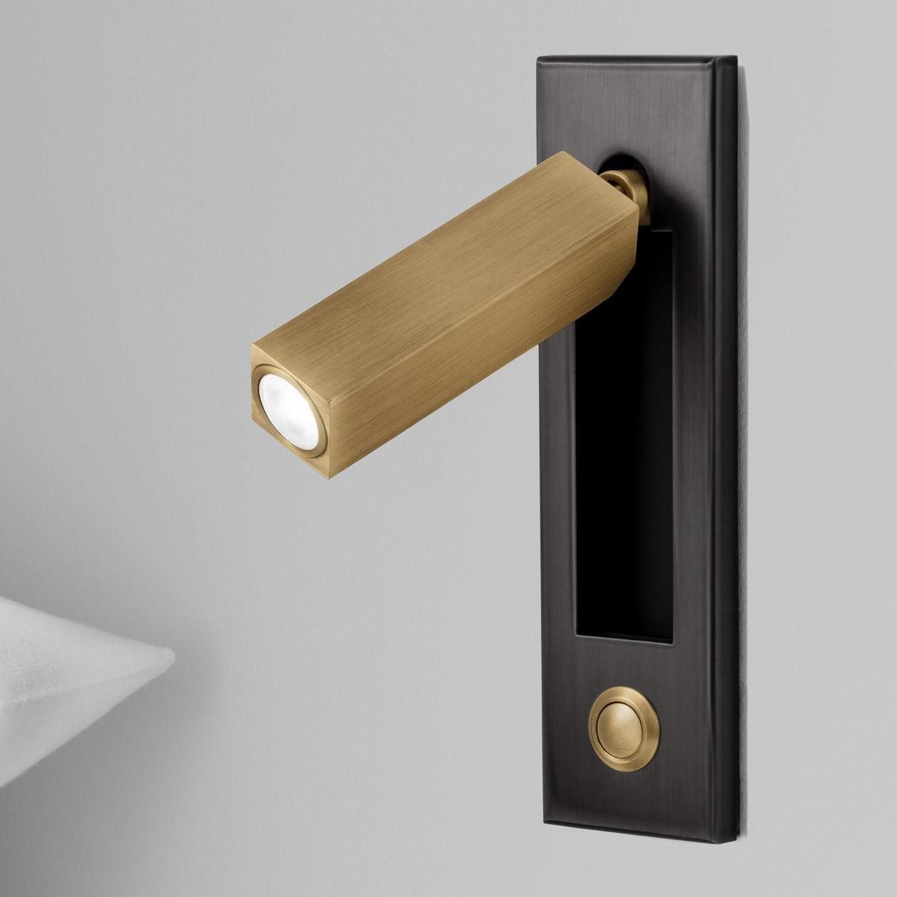 Modern Built-In Bedside Wall Sconce with LED Light