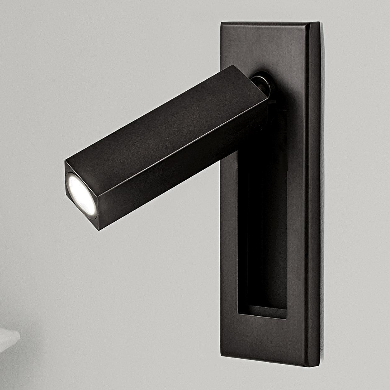 Modern Built-In Bedside Wall Sconce with LED Light
