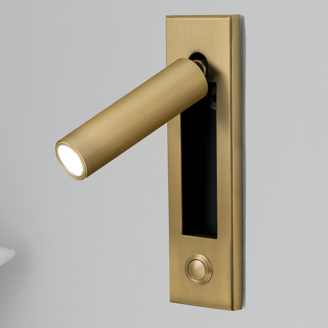 Modern Built-In Bedside Wall Sconce with LED Light