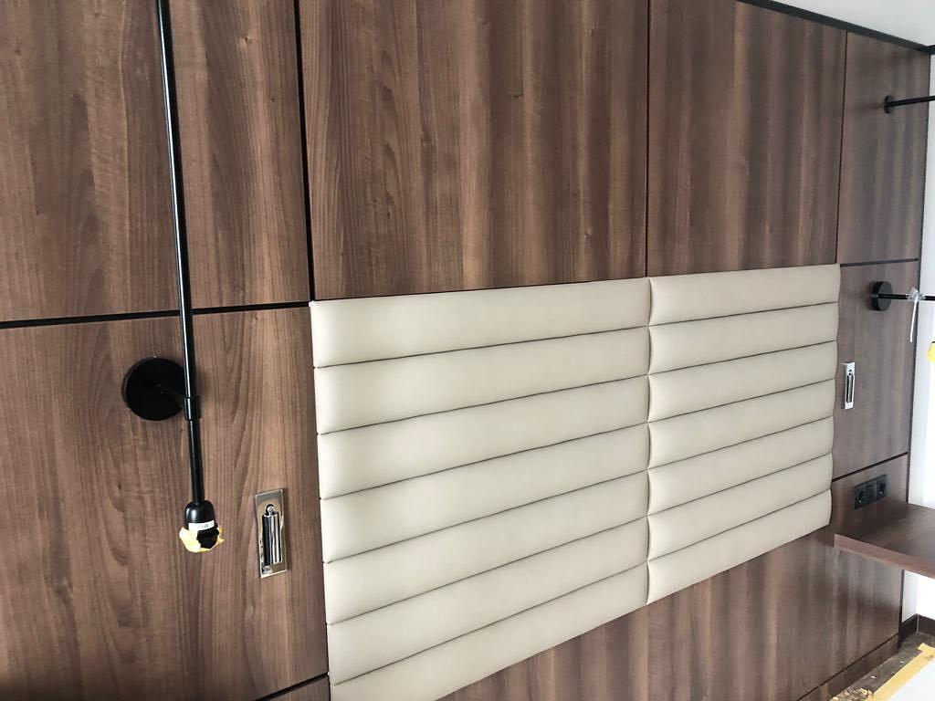 Modern Built-In Bedside Wall Sconce with LED Light