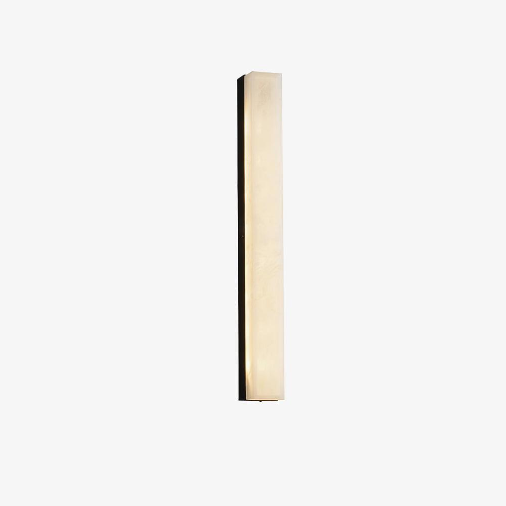 Minimalist Alabaster Wall Lamp – Slim Rectangular Design