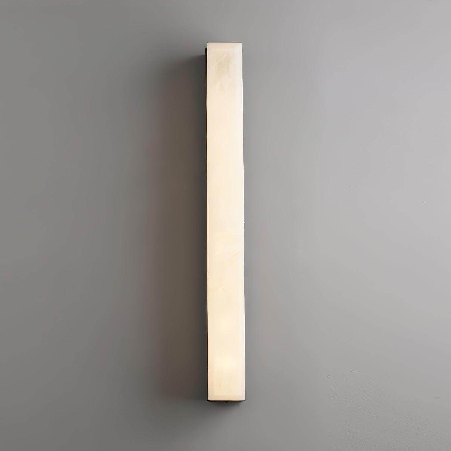 Minimalist Alabaster Wall Lamp – Slim Rectangular Design