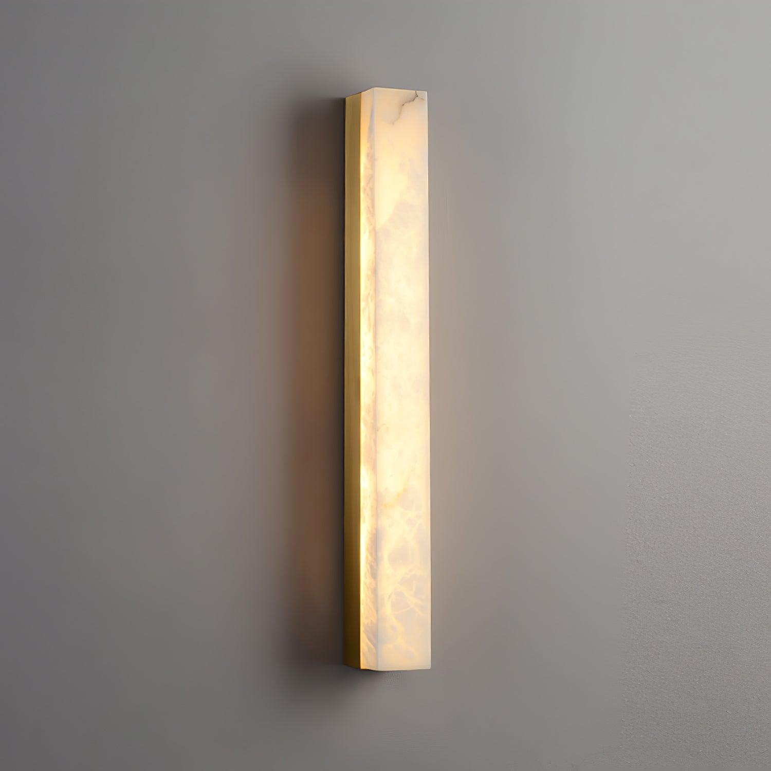 Modern Alabaster Wall Light – Slim Linear Design