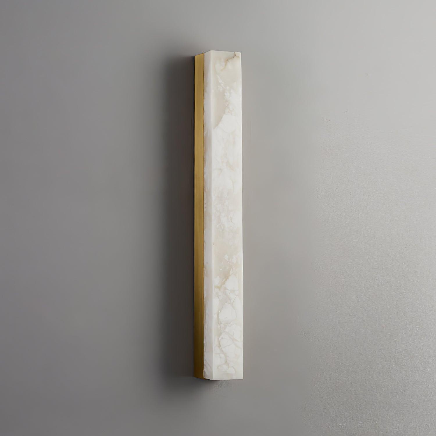 Minimalist Alabaster Wall Lamp – Slim Rectangular Design