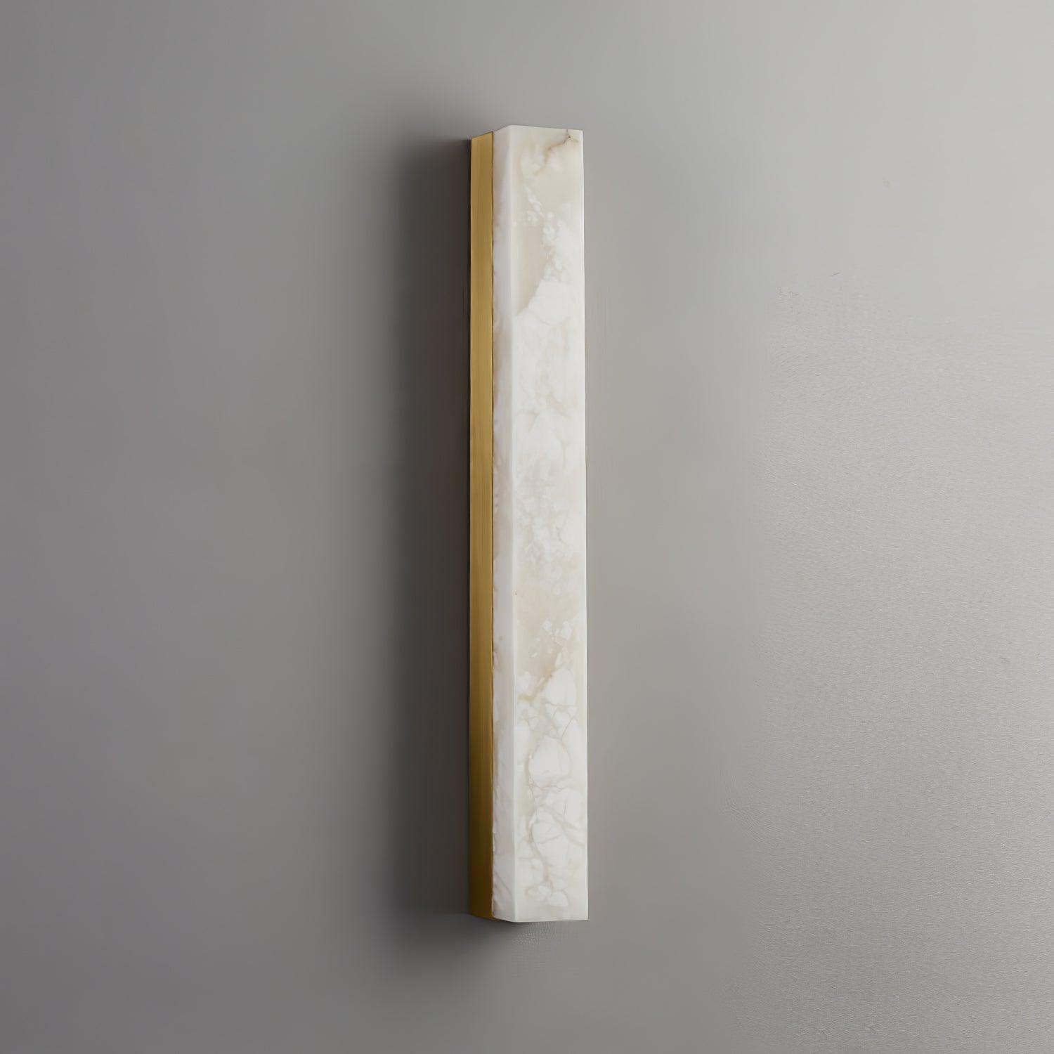 Minimalist Alabaster Wall Lamp – Slim Rectangular Design