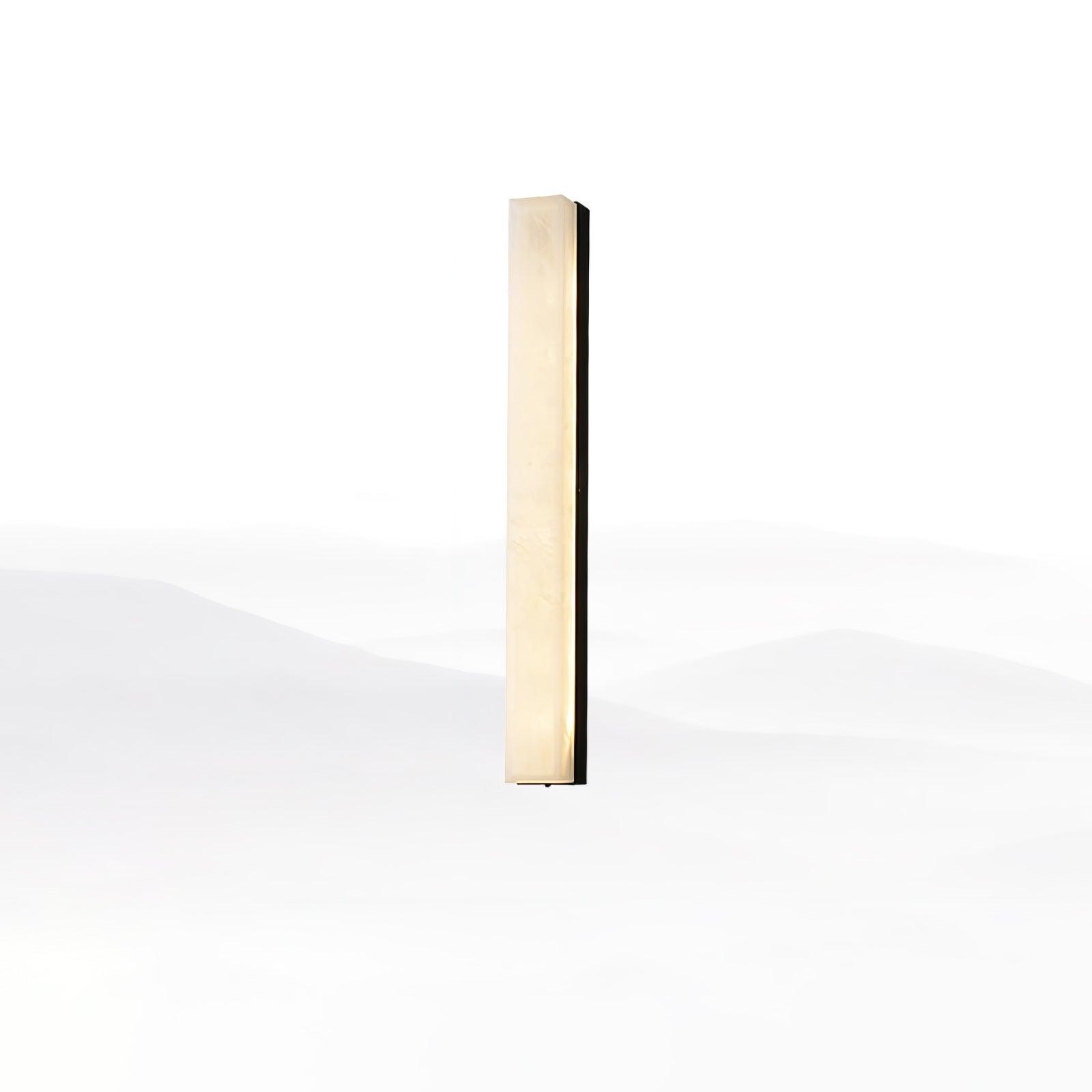Minimalist Alabaster Wall Lamp – Slim Rectangular Design