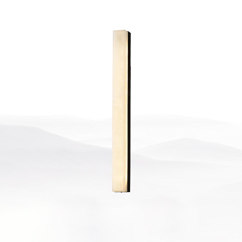 Minimalist Alabaster Wall Lamp – Slim Rectangular Design