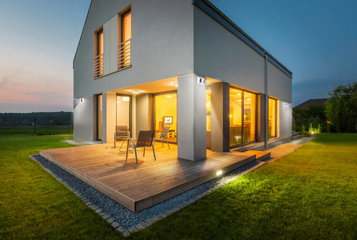 Solar-Powered LED Floodlights