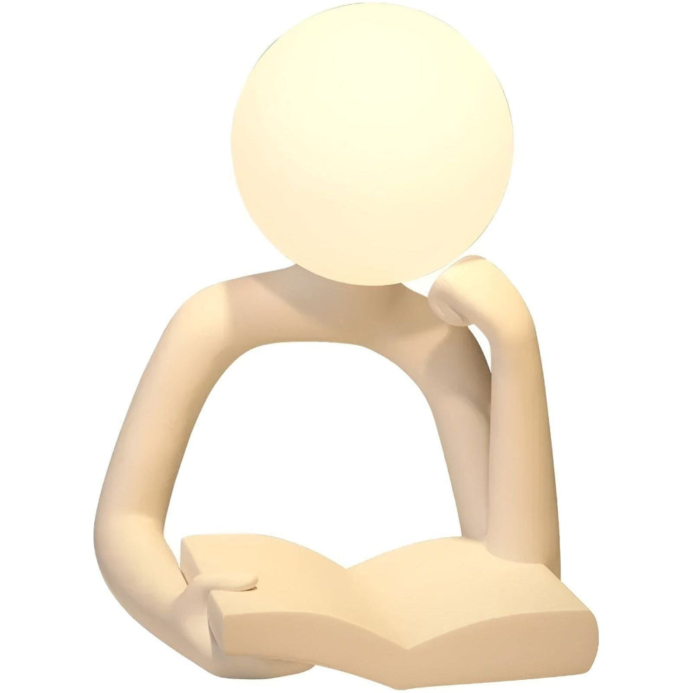 Abstract Sculpture LED Table Lamp - Decorative Desk Lamp, Warm Light