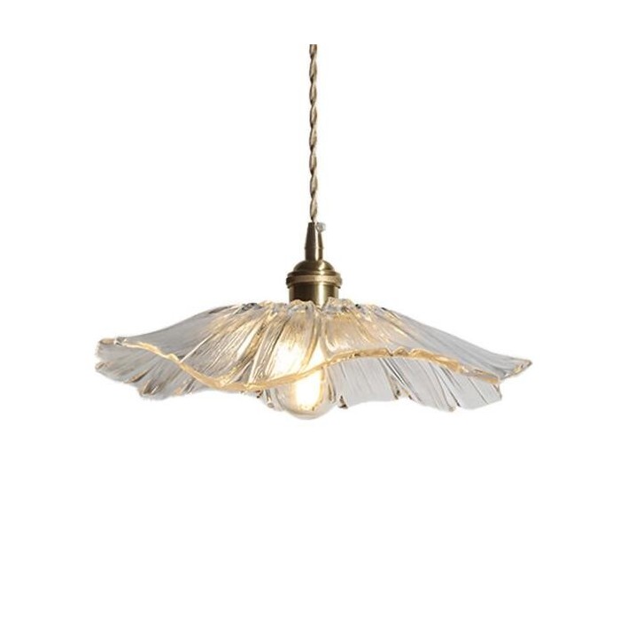 Glass Pendant Lamp | Floral Design | Ceiling Light