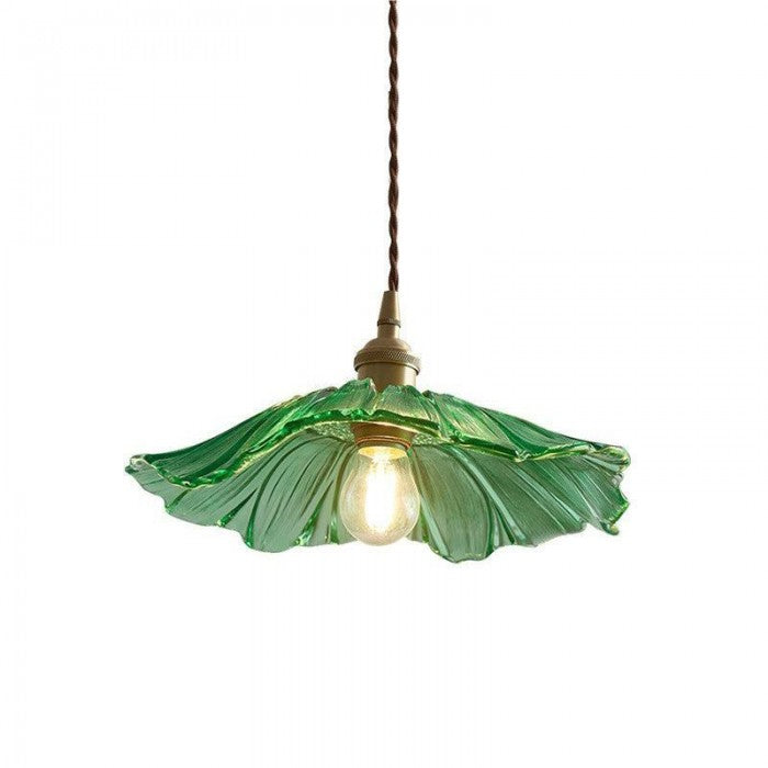 Glass Pendant Lamp | Floral Design | Ceiling Light