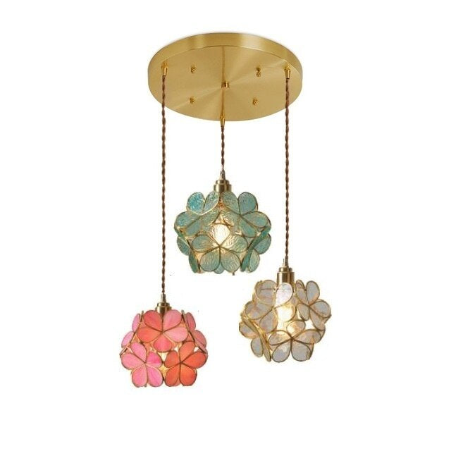 Cozy Floral Pendant light | Glass Petal