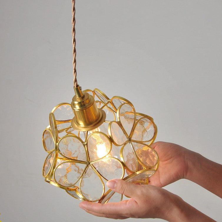 Cozy Floral Pendant light | Glass Petal