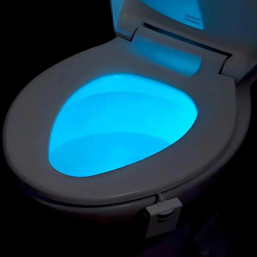 LED Motion Sensor Toilet Night Light | Hands-Free Bathroom Light