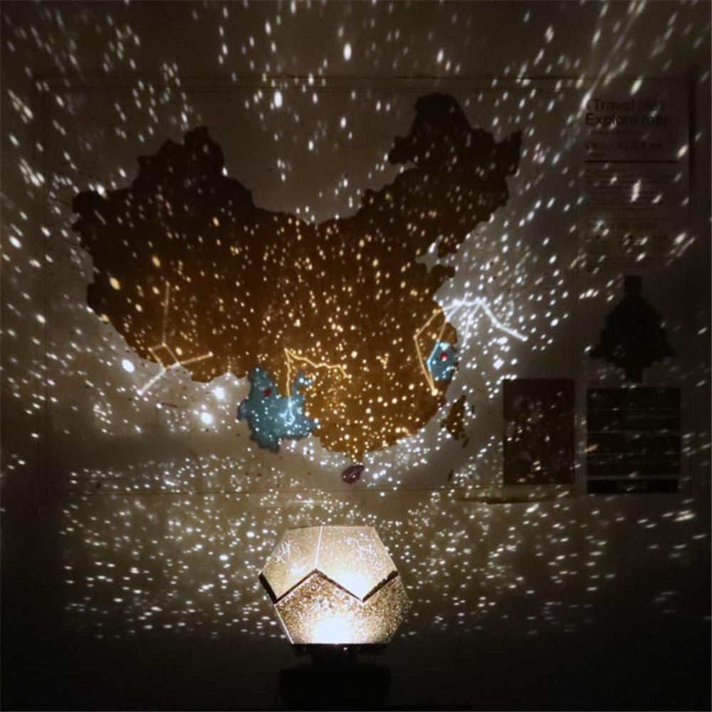 LED Night Light with Galaxy Design – Calming Ambient Lighting - Atelier Dubois Paris