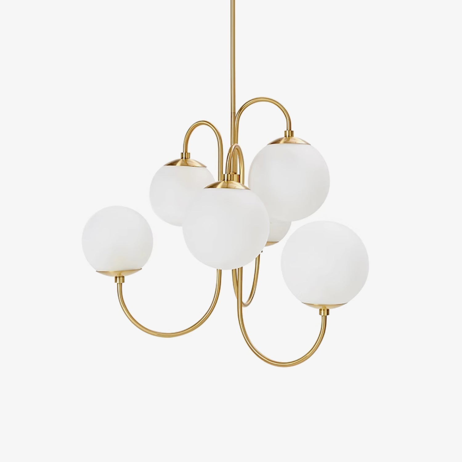Modern Gooseneck Arm Chandelier – Stylish Pendant Ceiling Lamp